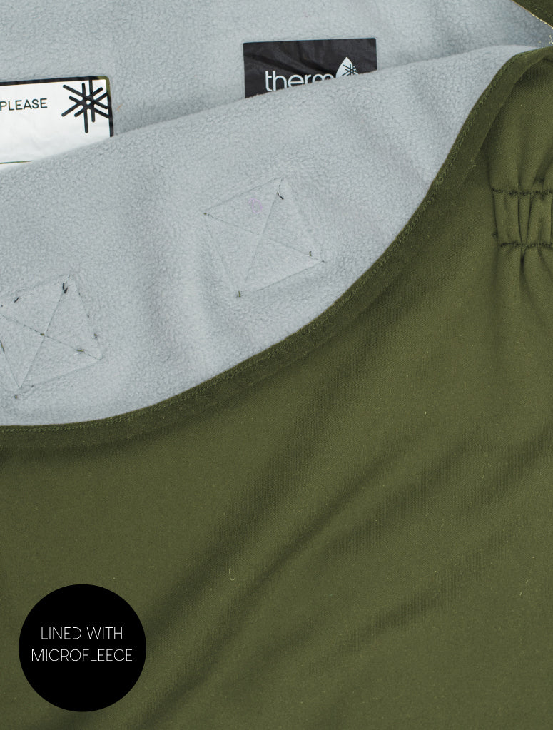 All-Weather Fleece Overalls - Olive