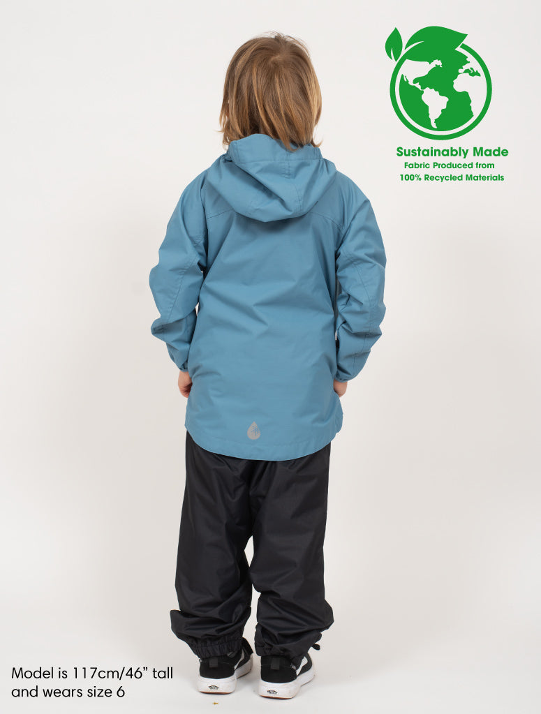 SplashMagic Rainshell - Stone Blue | Waterproof Windproof Eco